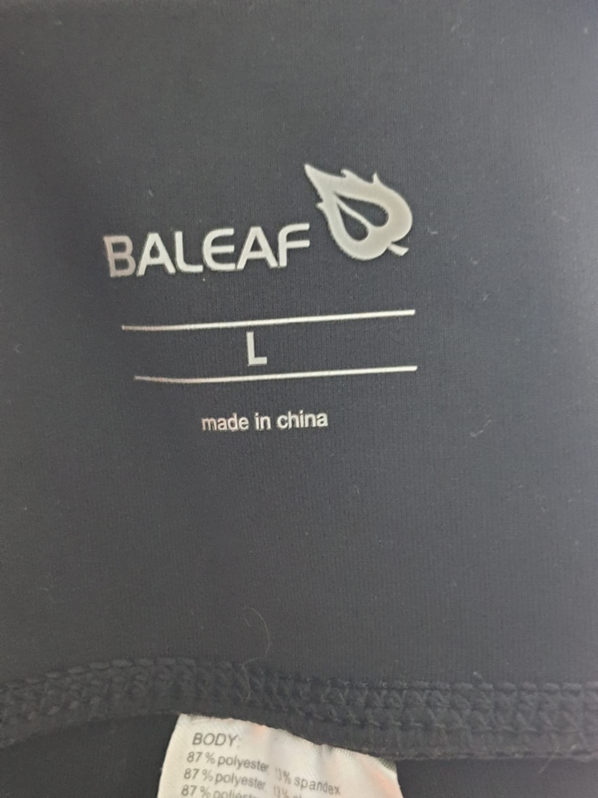 Baleaf Black Cycling Short ( L )