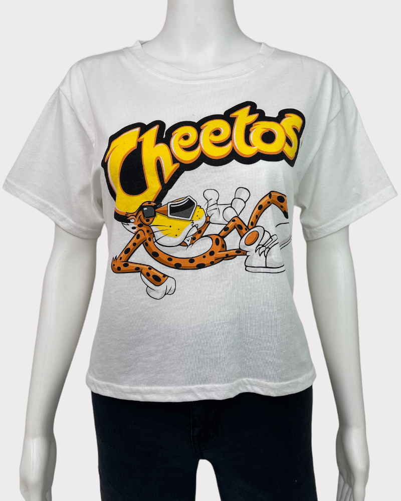 Cheetos White Short-Sleeve Top (L)