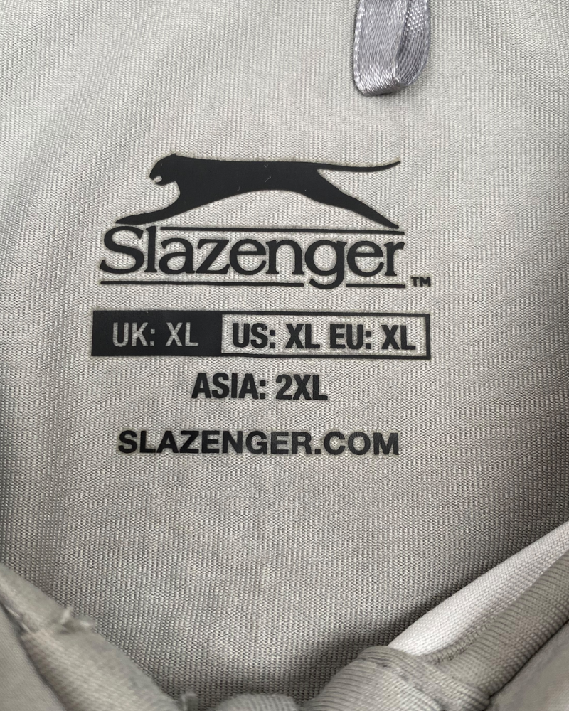 Gray polo Slazenger Polo T-shirt (XL)