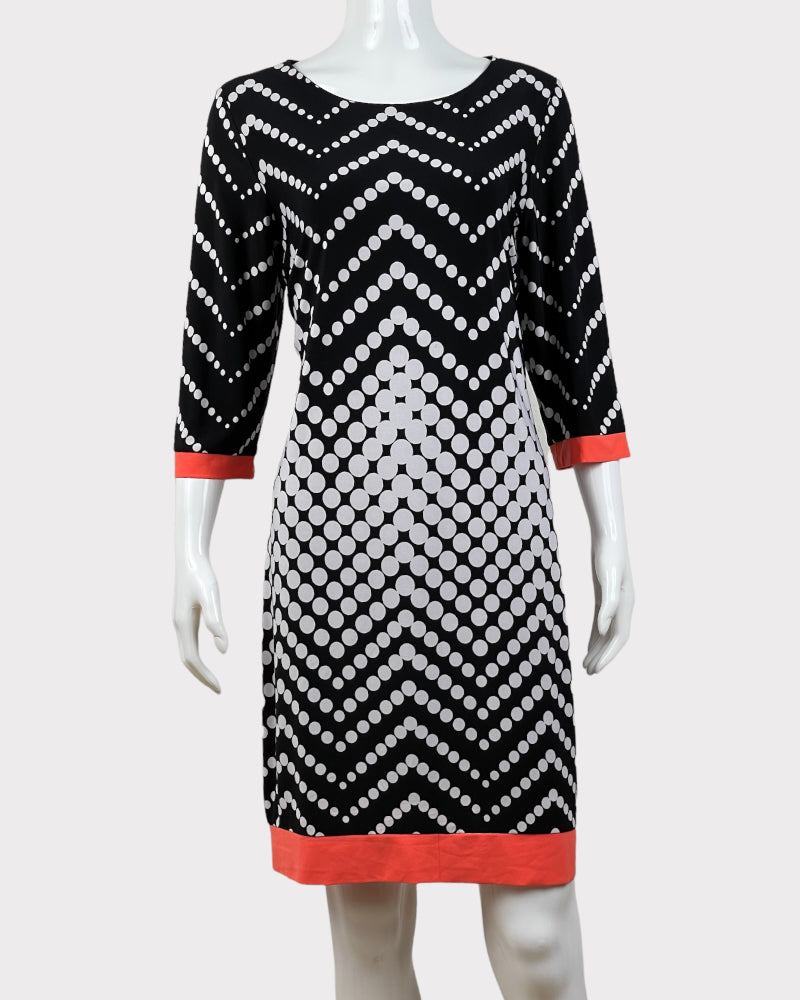 Studio One New York Dotted Mid-Sleeve Dress (L)