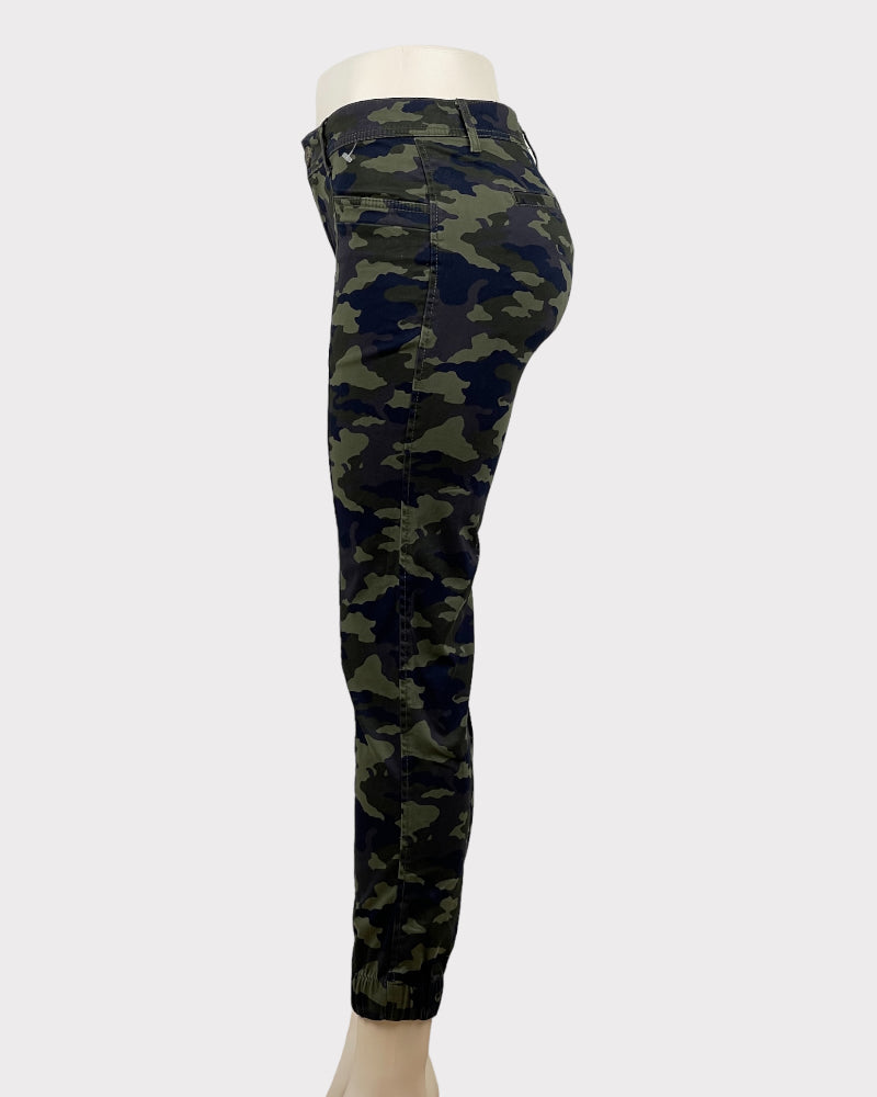 Joe Fresh Blue and Green Camo Jogger (W29)