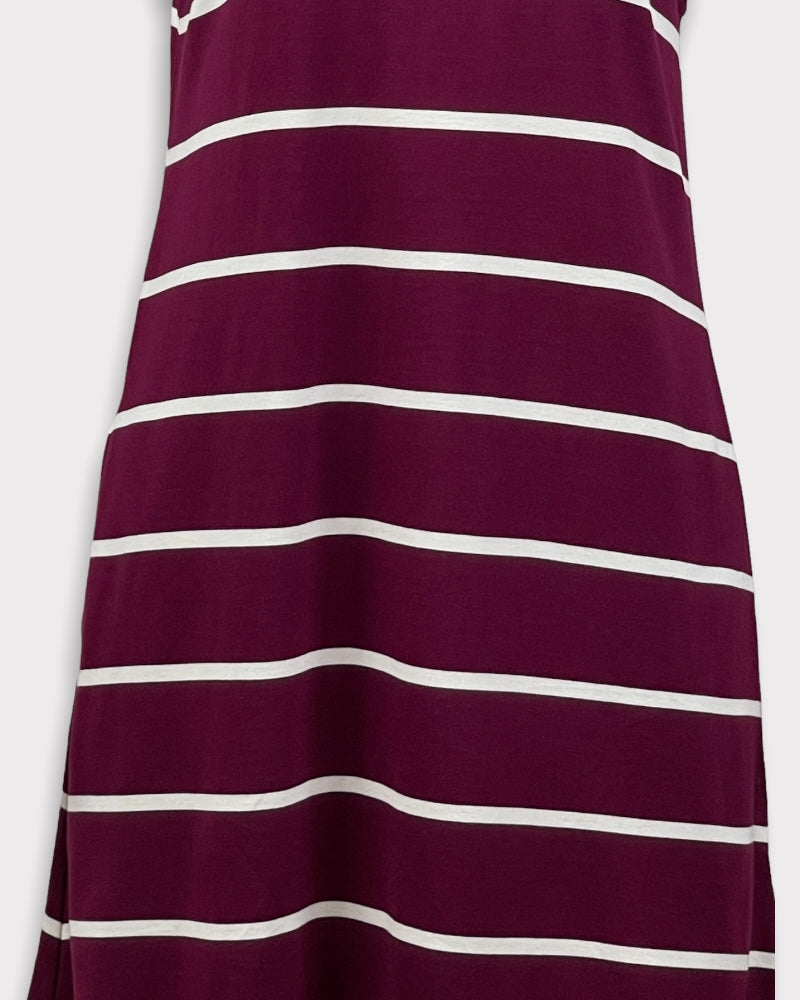 Merona Striped Sleeveless Dress (M)