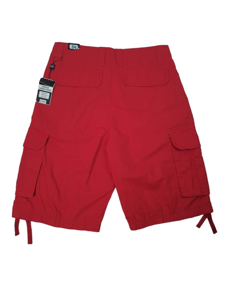 Champs Sports Gear Red Cargo Shorts (34)