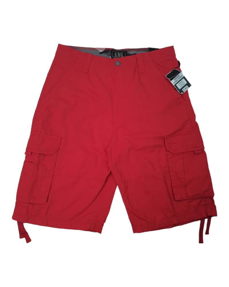 Champs Sports Gear Red Cargo Shorts (34)