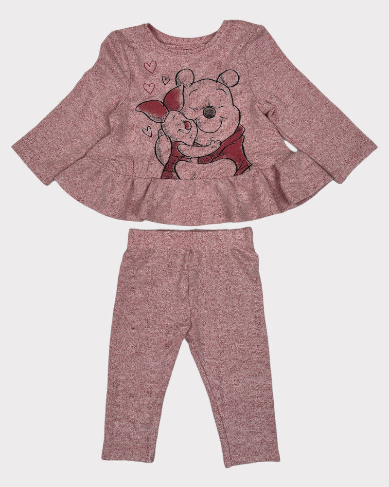 Disney Girls 2 Piece Winnie The Pooh Set (3M)