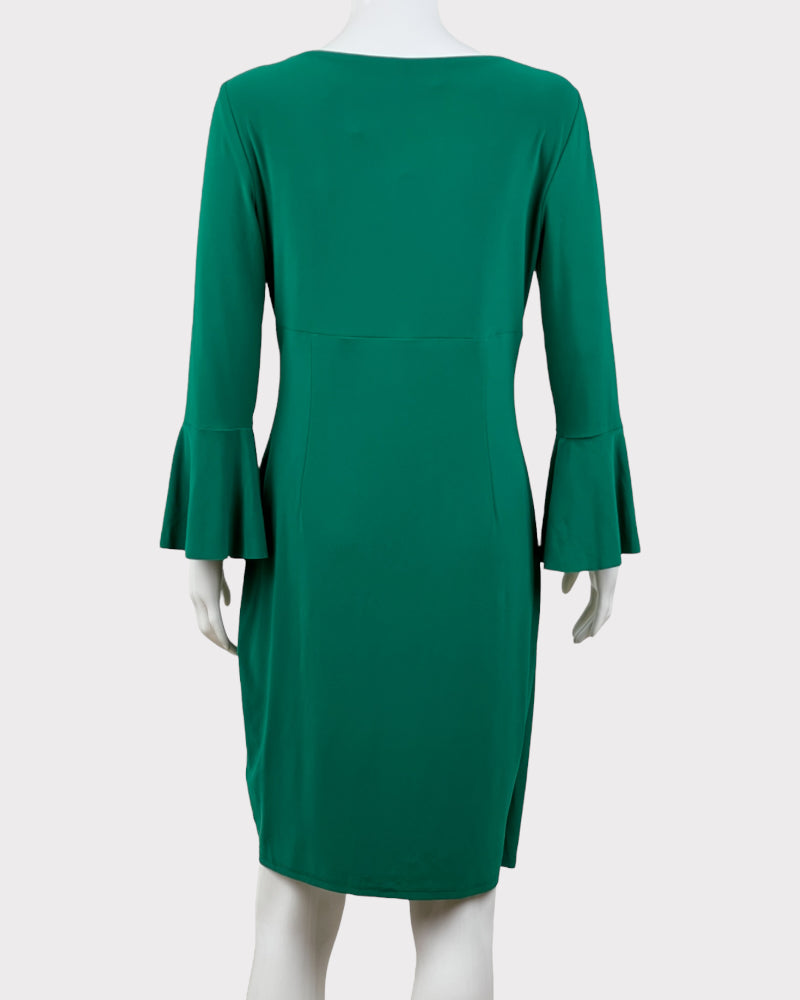 Lauren Ralph Lauren Bell Three-Quarter Sleeve Dress (M)