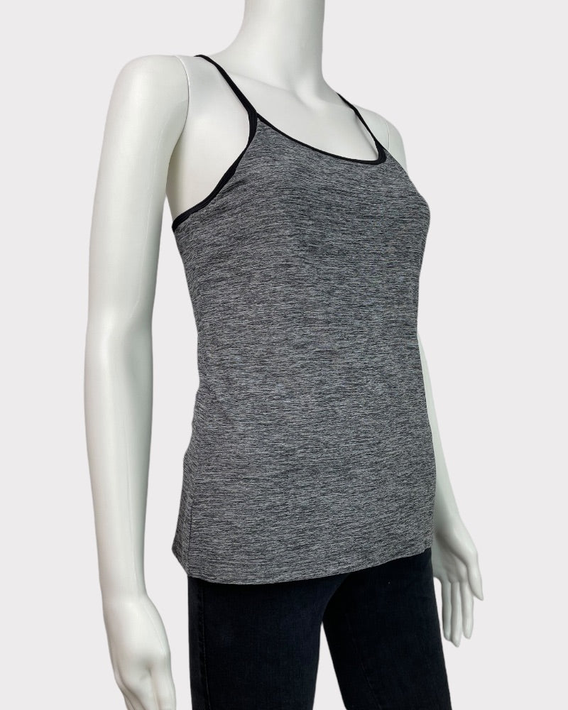 Old Navy Active Grey With Black Lining Tank Top (XL)