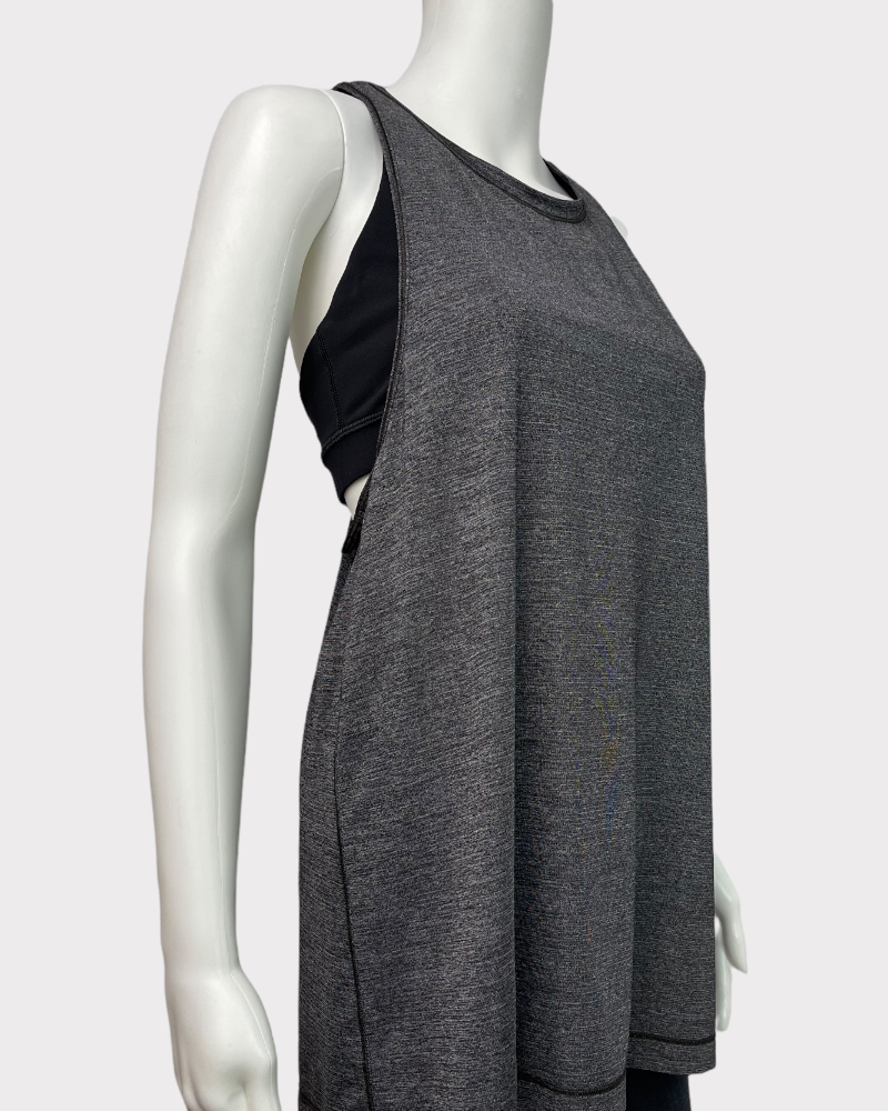 Grey Shimmery Tank Top