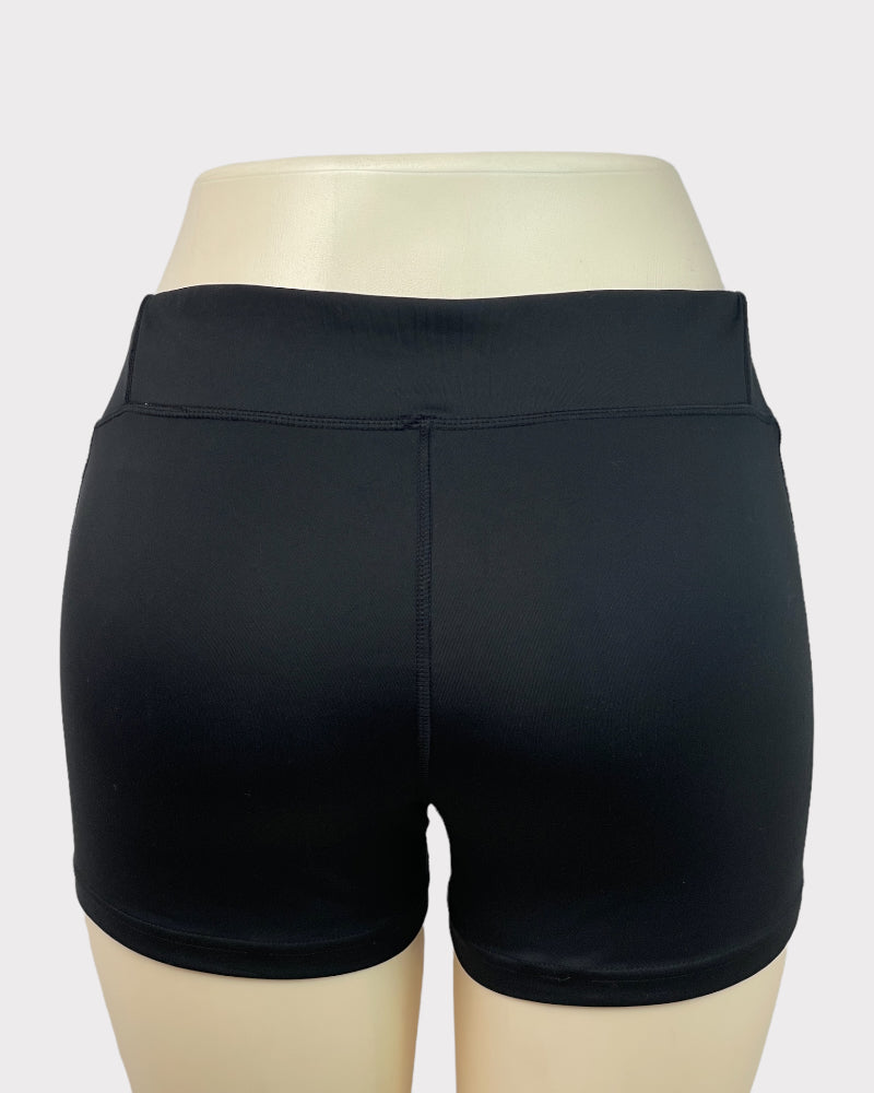 Mizuna Black Active Shorts (S-M)