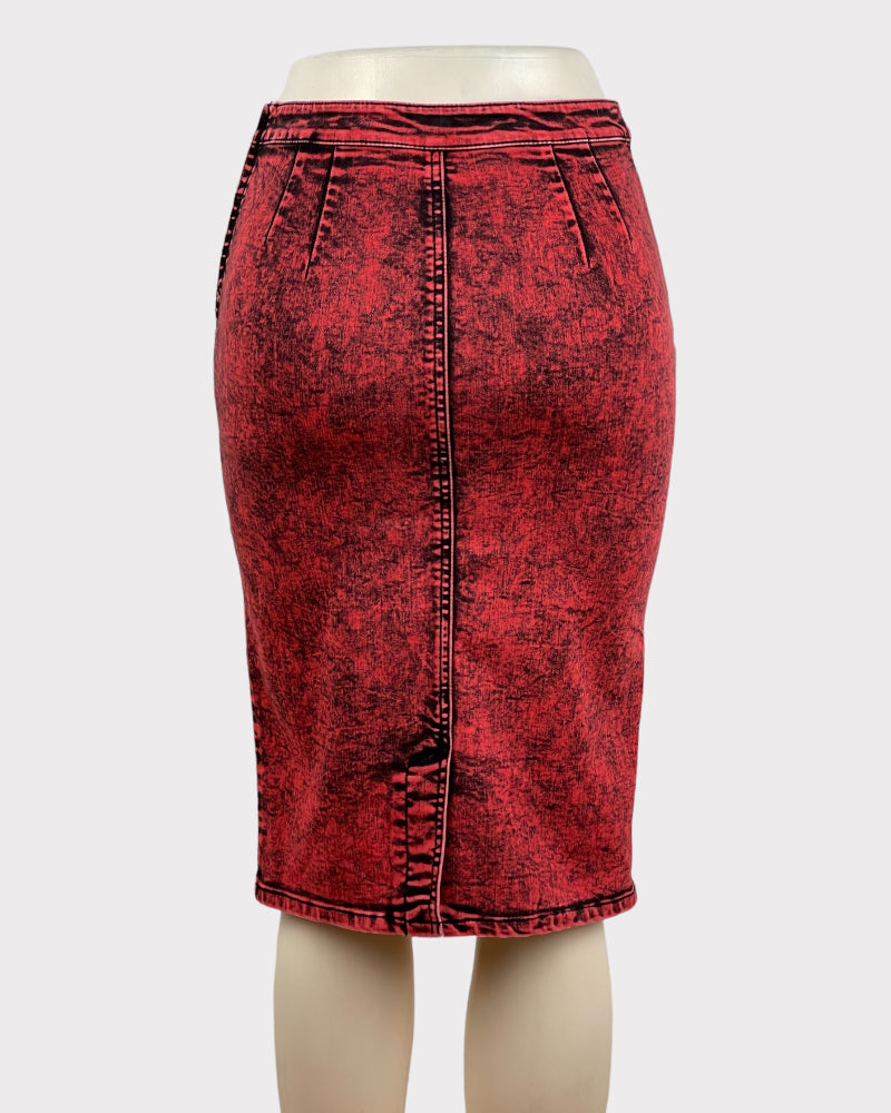 iRoo Denim Midi Skirt (W26)