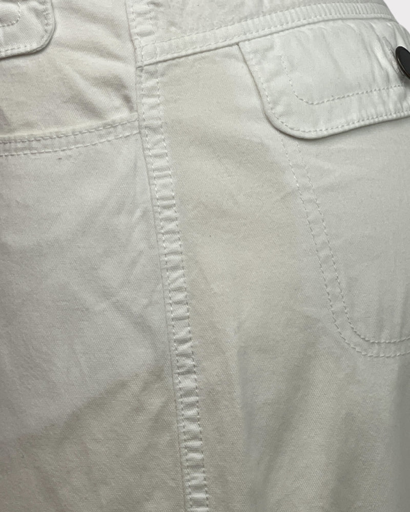 Lee White Comfort Waistband Denim Shorts (W31)