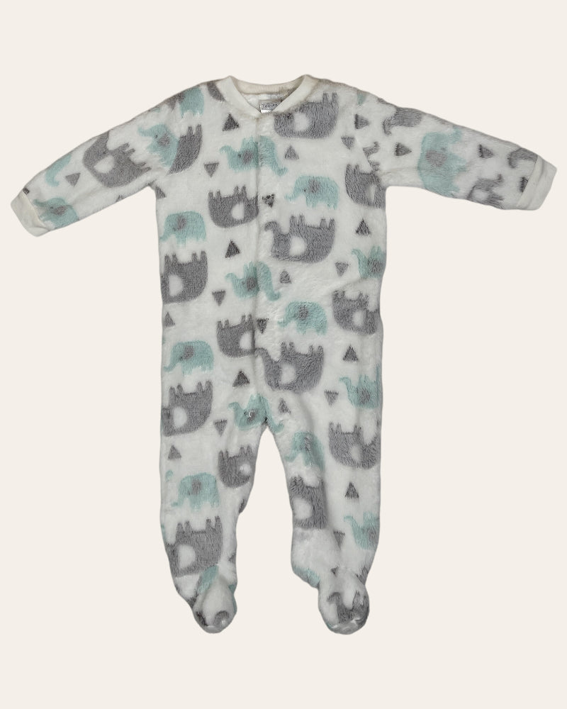 Baby Gear Fluffy Elephant Design Onesie (6-9M)