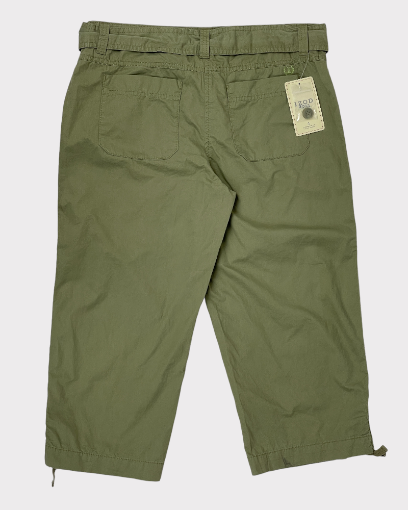 Izod Khaki Green Capri Pants (W32)