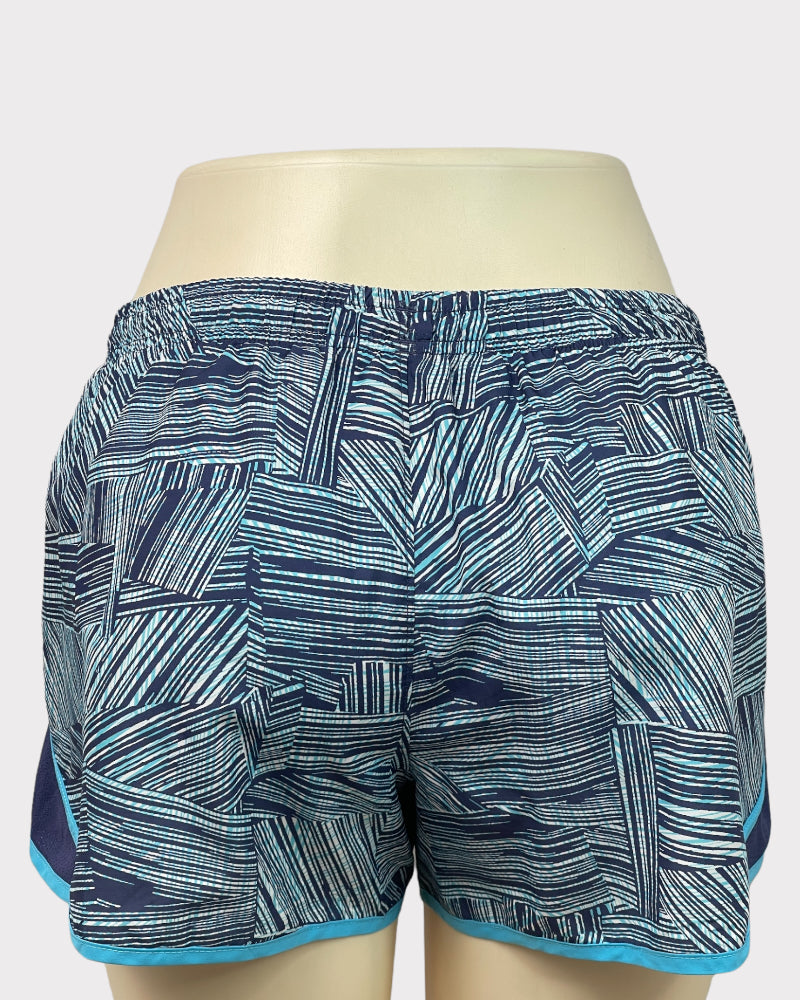 Under Armour Blue Fitted Printed Active Shorts (M)