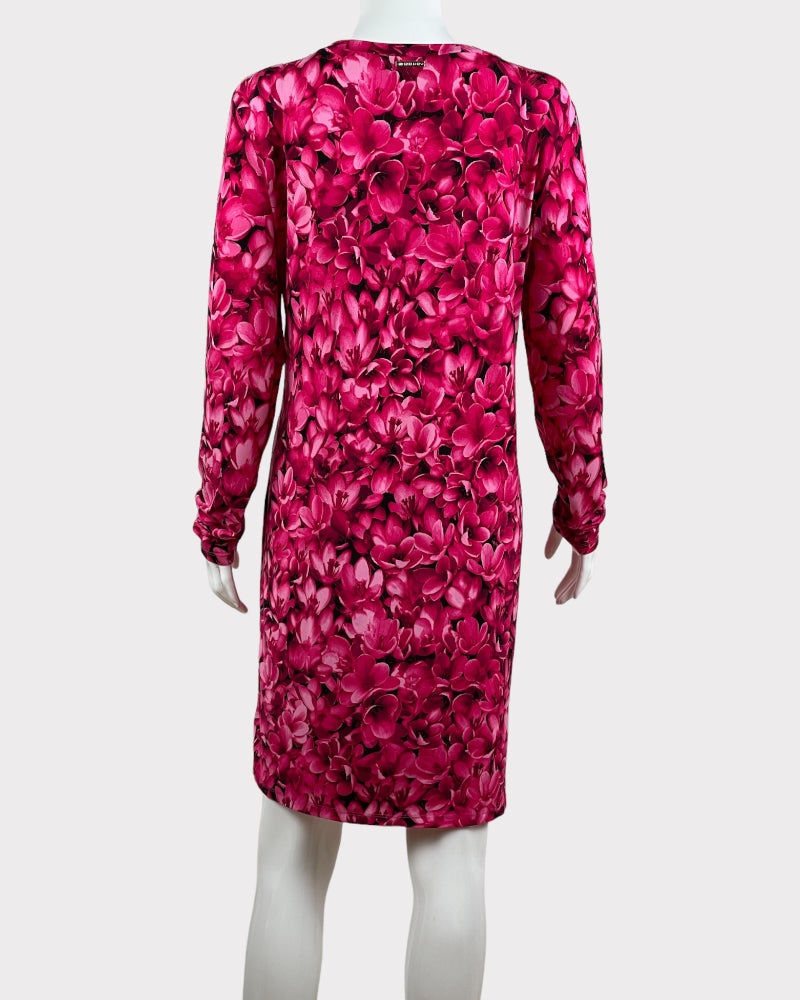 Michael Kors Floral Long Sleeve Short Dress (XL)