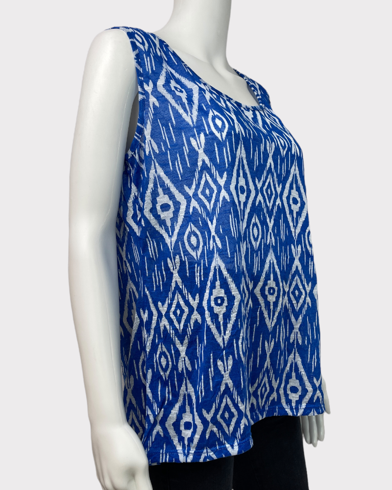 Soft Works Blue Tank Top (L)