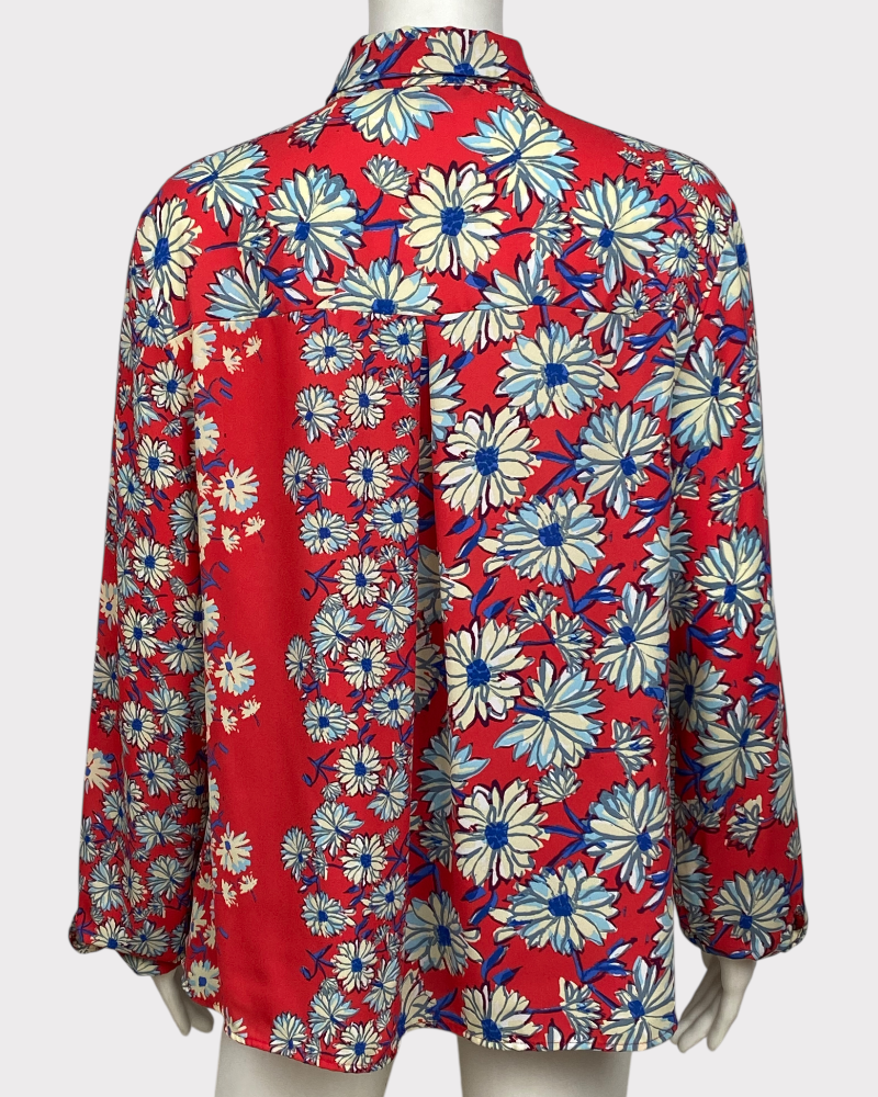 Next Red Flower printed Blouse (16)