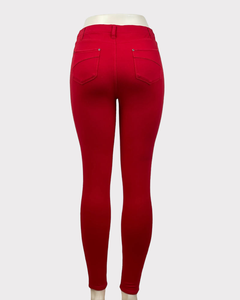 Faded Glory Red Jeggings (M)