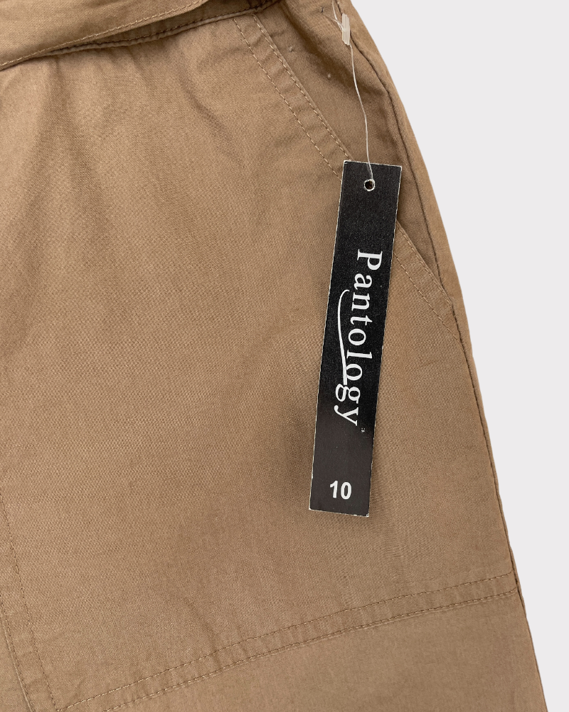 Pantology Brown Capri Pants (W30)