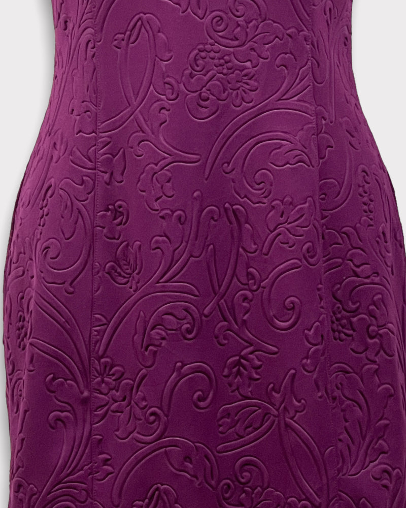 Guess Purple Cut-out Sleeveless Dress (S)