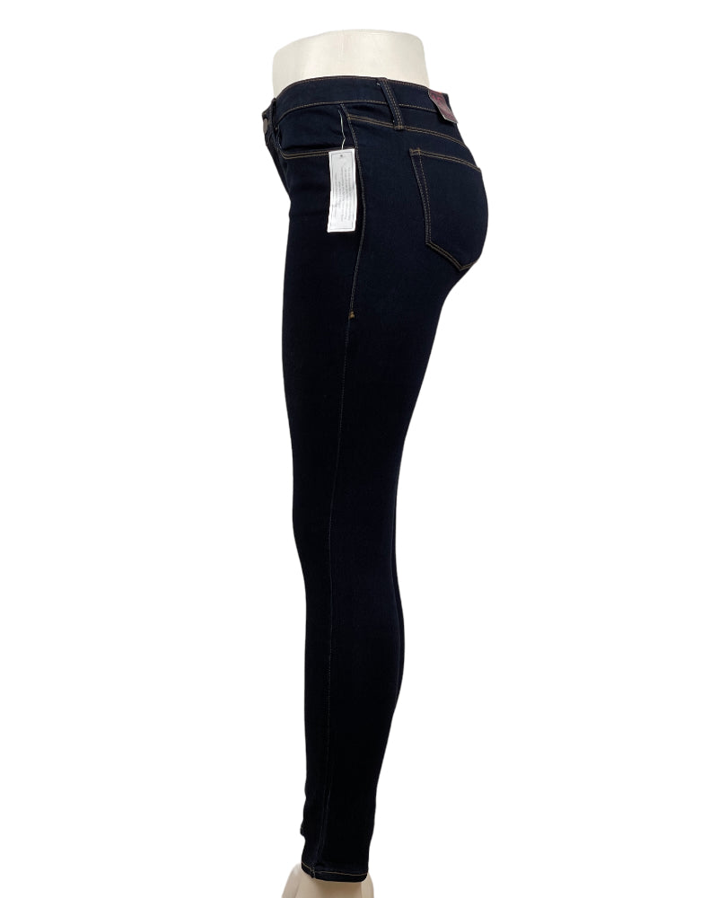 No Boundaries Dark-Wash Blue Skinny Jeggings (W28)