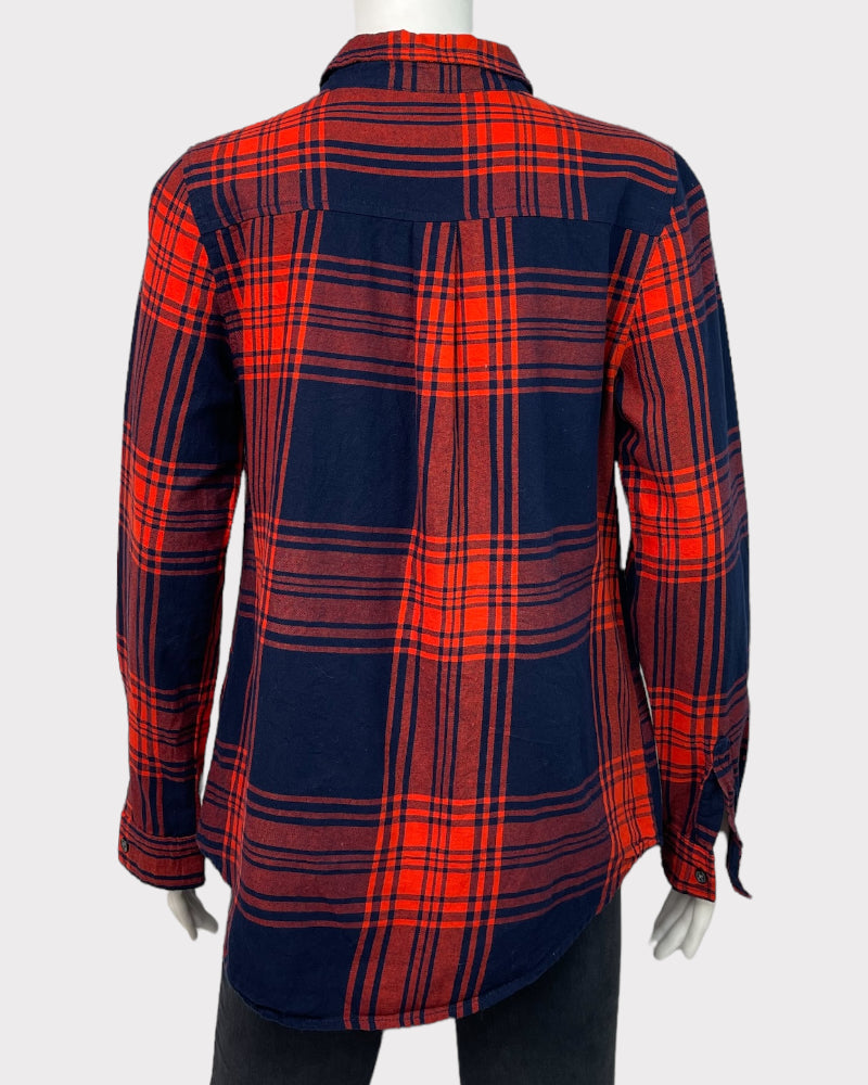 Old Navy Long-Sleeve Flannel Shirt (S)