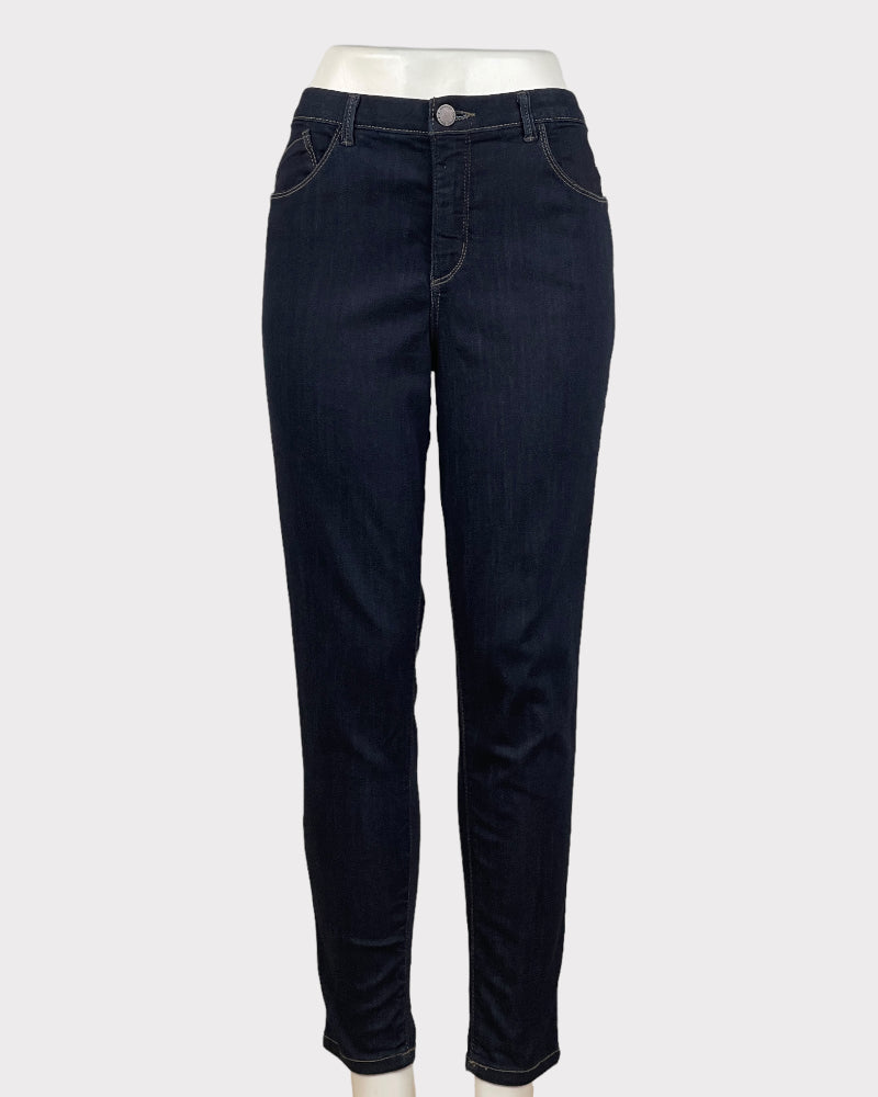 Democracy Dark-wash Blue Skinny Jeans  (W33)