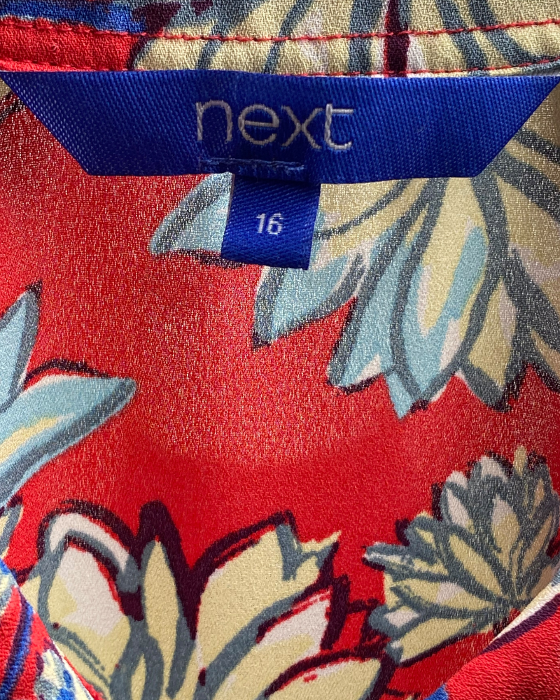 Next Red Flower printed Blouse (16)