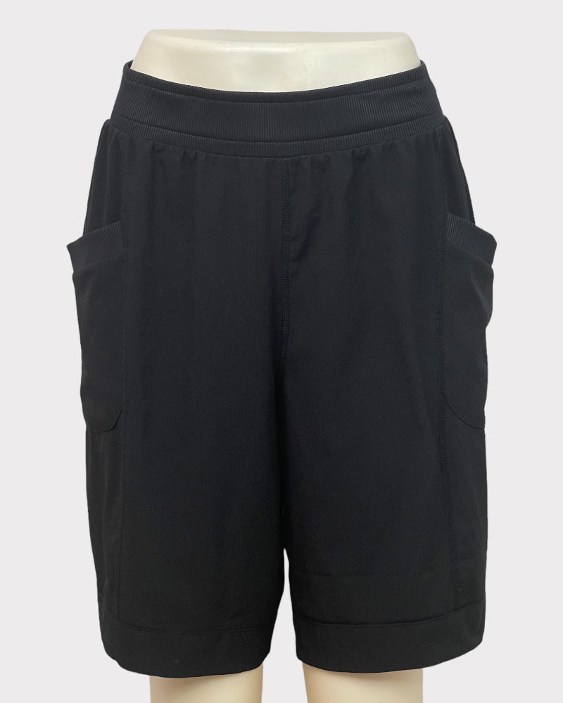 St Johns Bay Black Active Shorts (L)