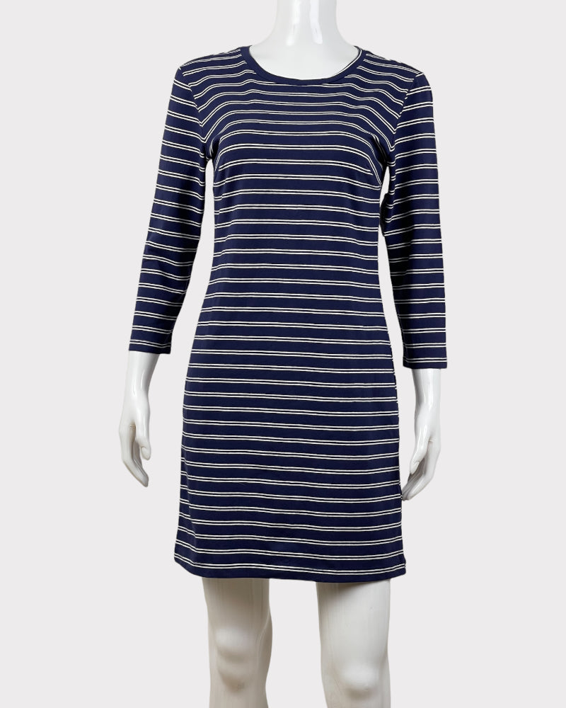 Old Navy Striped Three-Quarter Sleeve Dress (S)