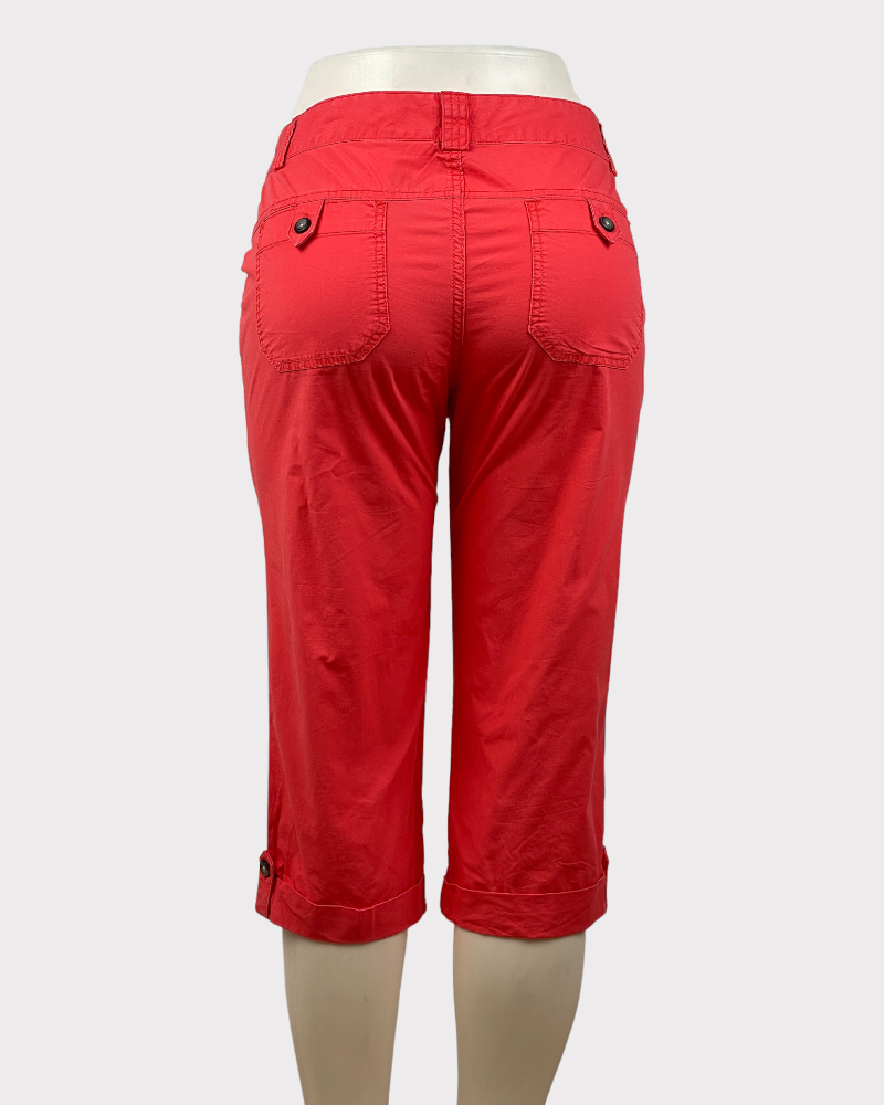 Dockers Orange-Red Capri Pants (8)