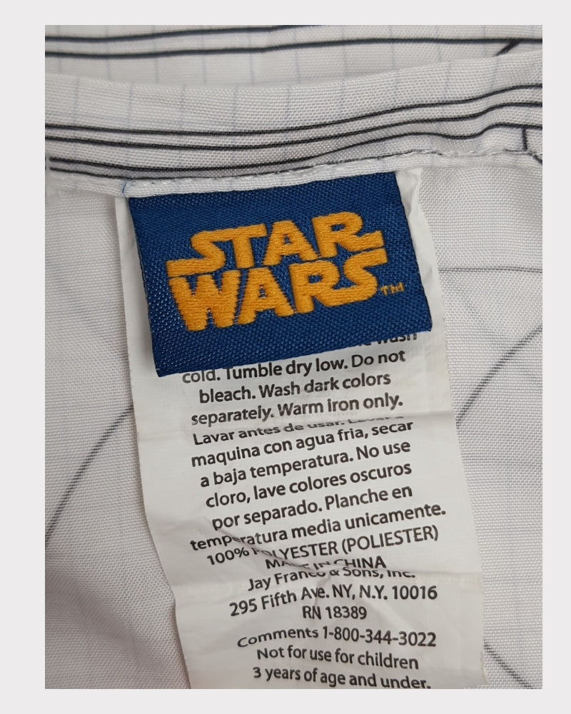 Star Wars Printed Gray Bedsheet