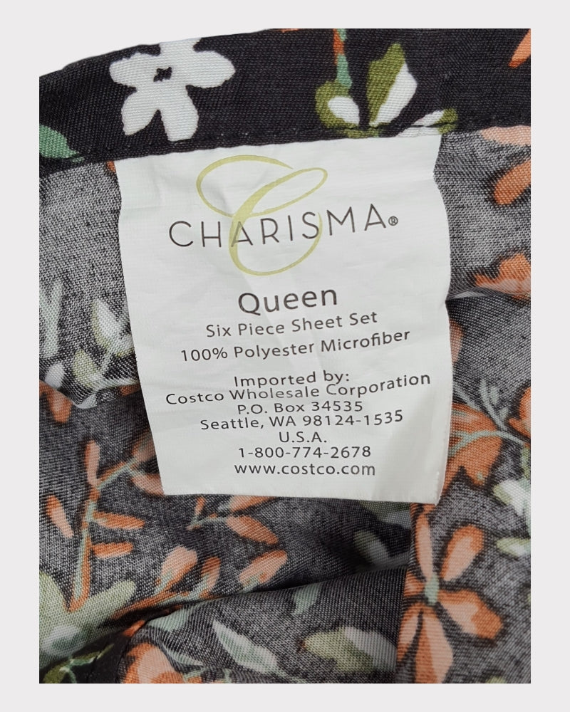 Charisma Queen Floral Bedsheet