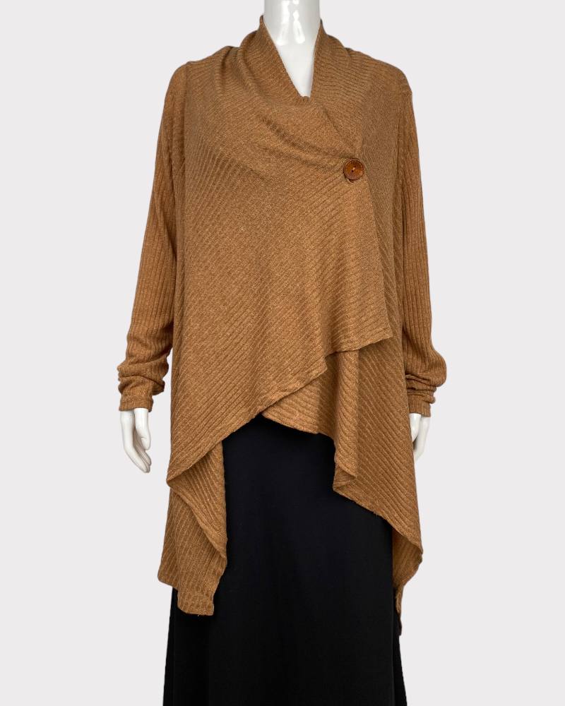 Kori America Brown Cardigan Sweater