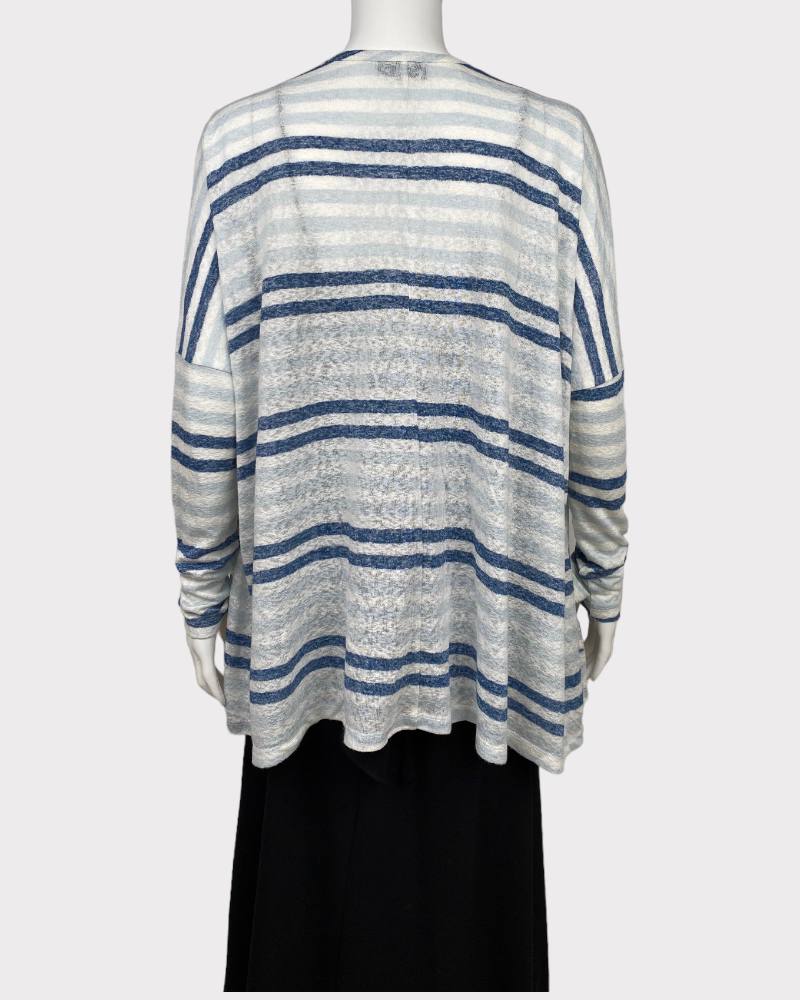 Bobea Collection Stripped Cardigan Sweater