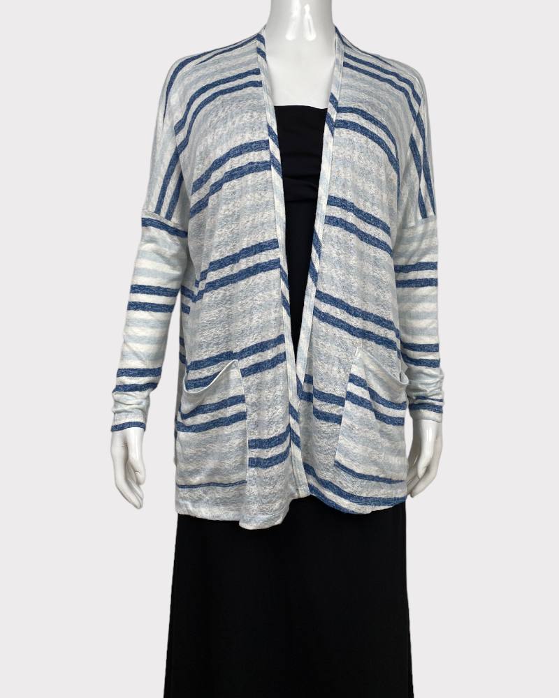 Bobea Collection Stripped Cardigan Sweater