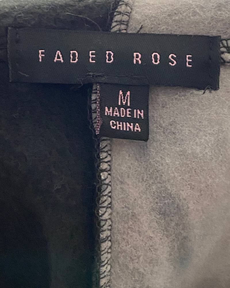 Faded Rose Matchy Ladies Crop Top Jacket ( M )