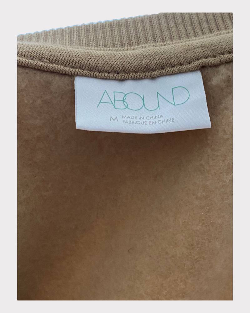 Abound Brown Ladies Crop Top Jacket (M)