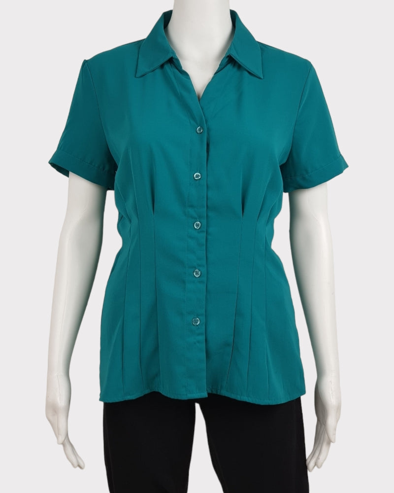 Covington Polyester Plain Color Silk Blouse