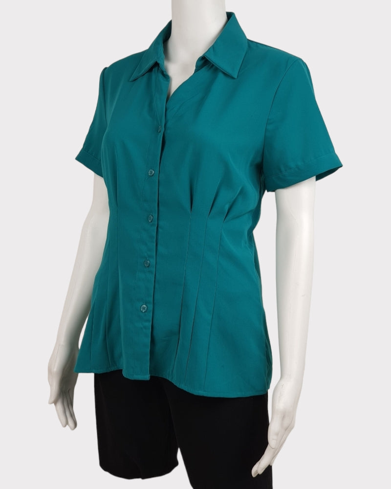 Covington Polyester Plain Color Silk Blouse