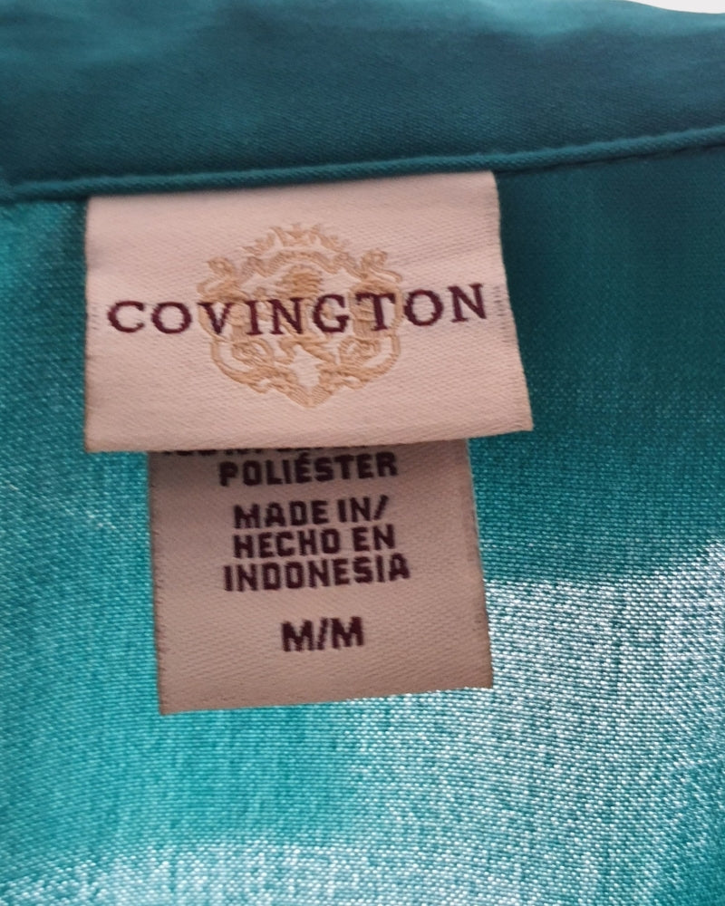 Covington Polyester Plain Color Silk Blouse