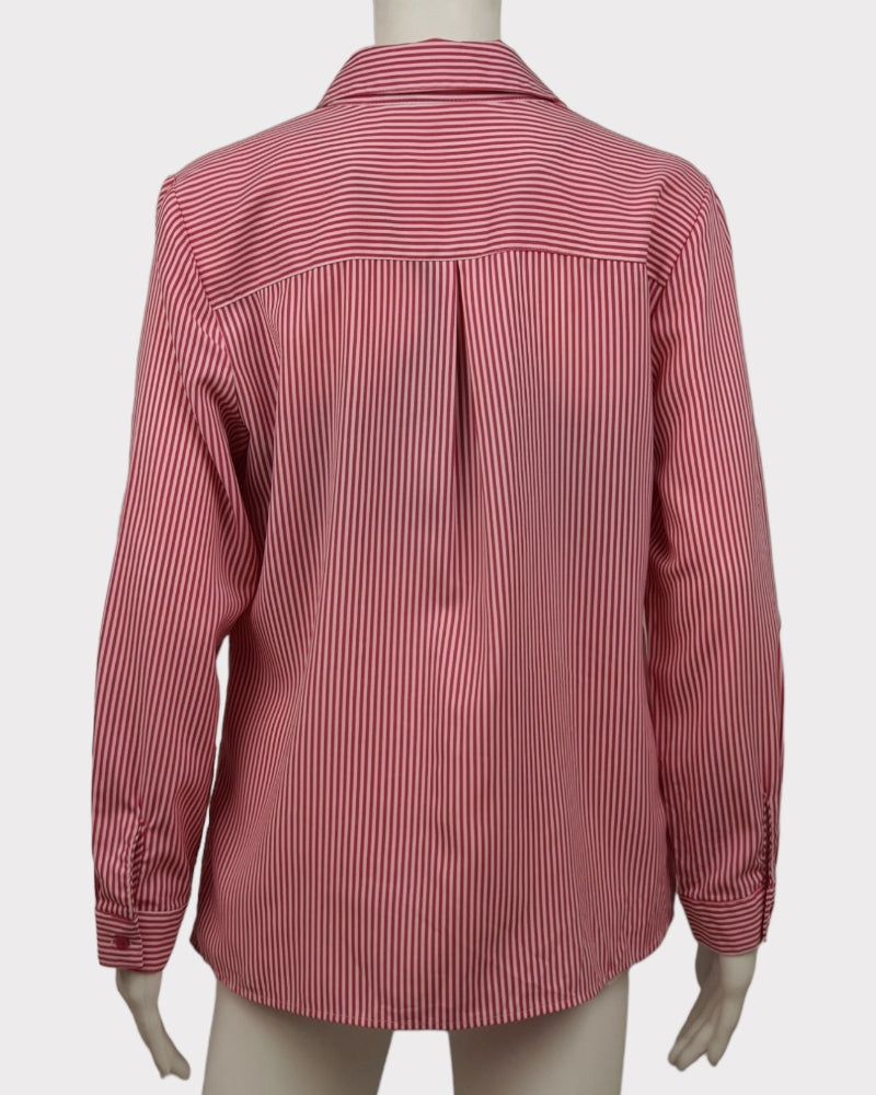 Kim Rogers Bostic Stripped Silk Blouse