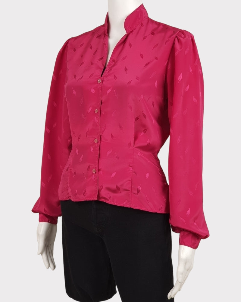 Freedom Fabric Plain Color Silk Blouse