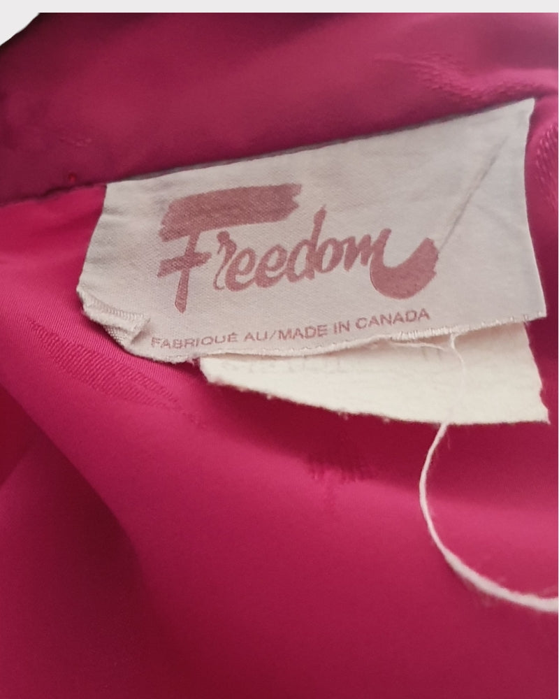 Freedom Fabric Plain Color Silk Blouse