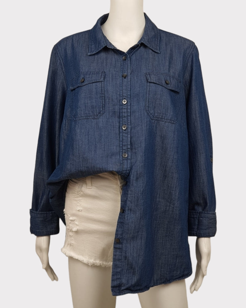 Talbots Woman Denim Blouse