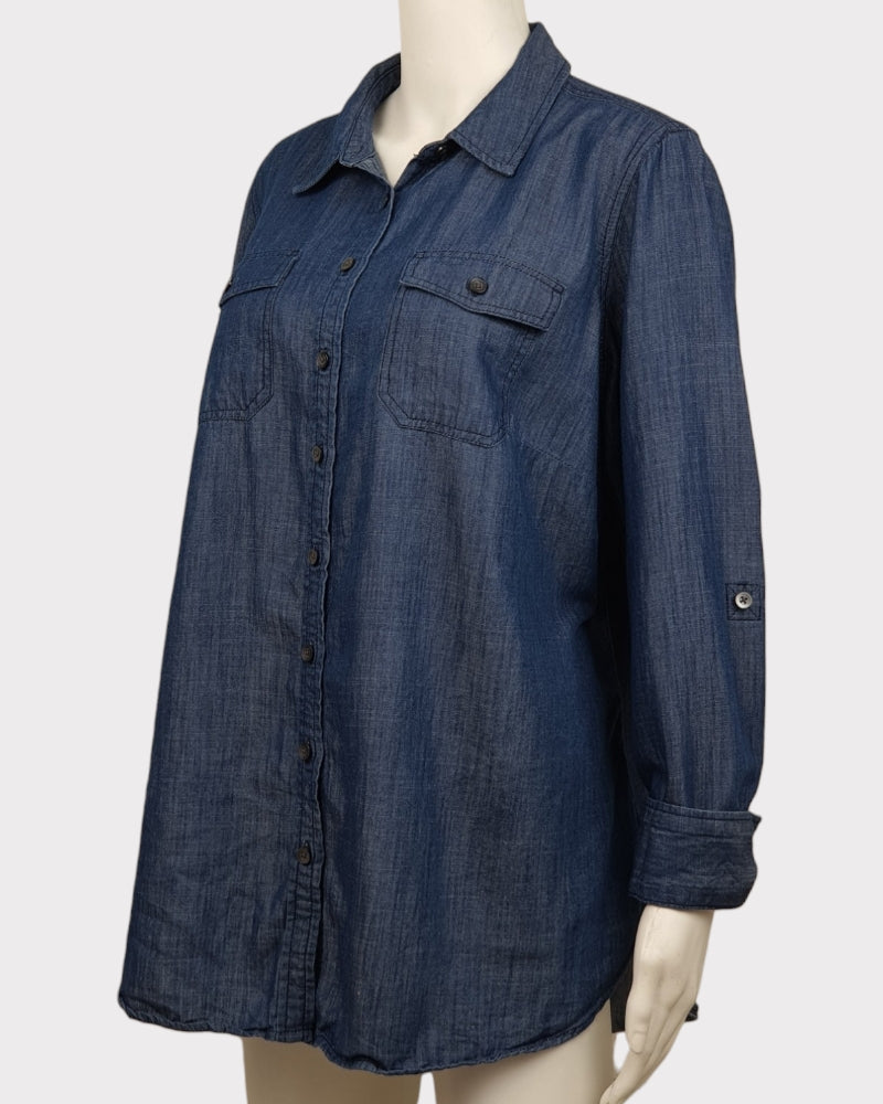 Talbots Woman Denim Blouse