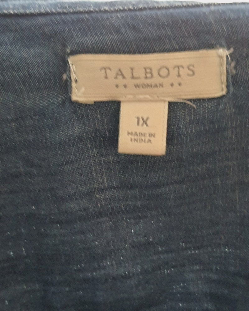 Talbots Woman Denim Blouse