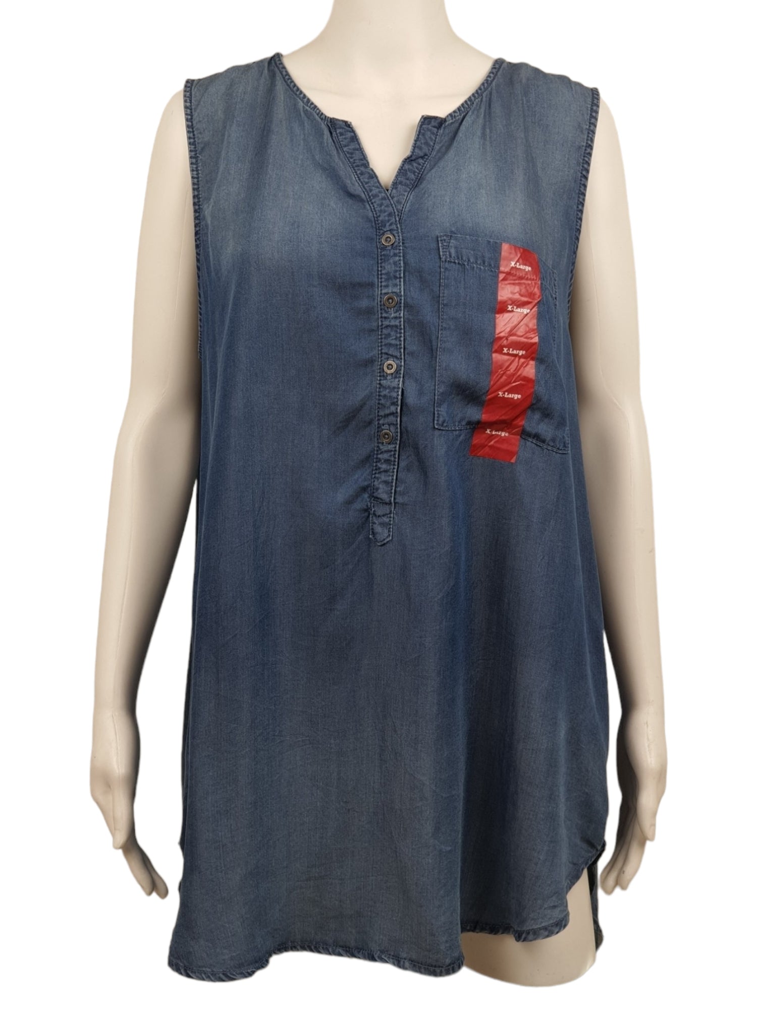 Terre Blue Denim Blouse