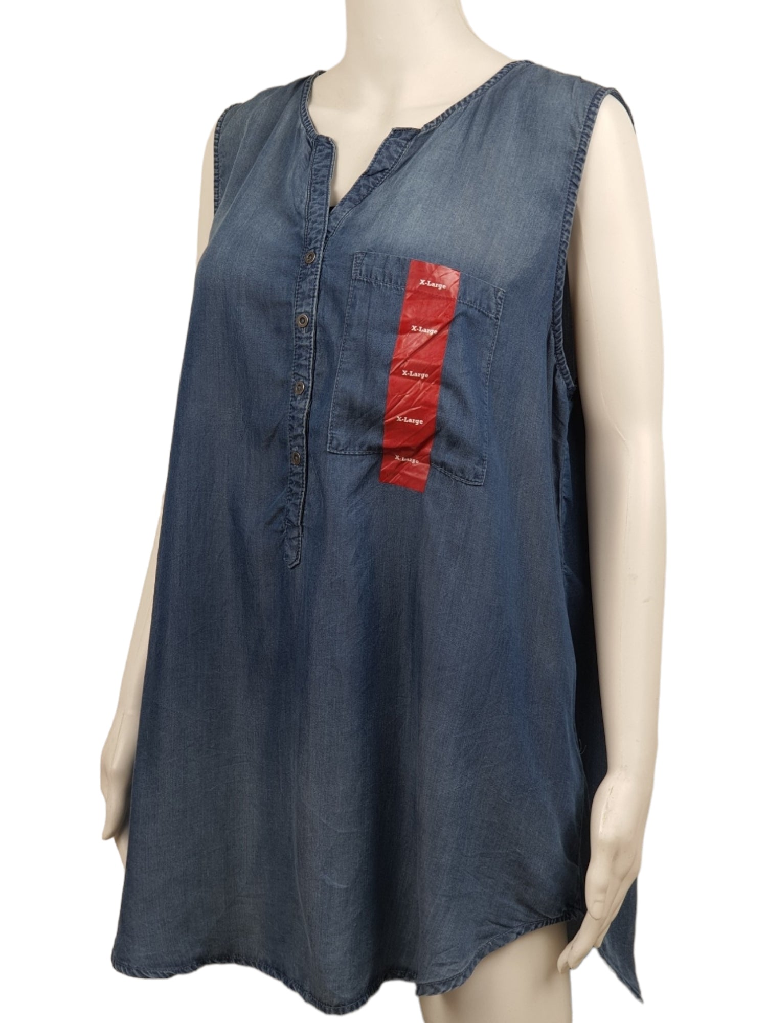 Terre Blue Denim Blouse