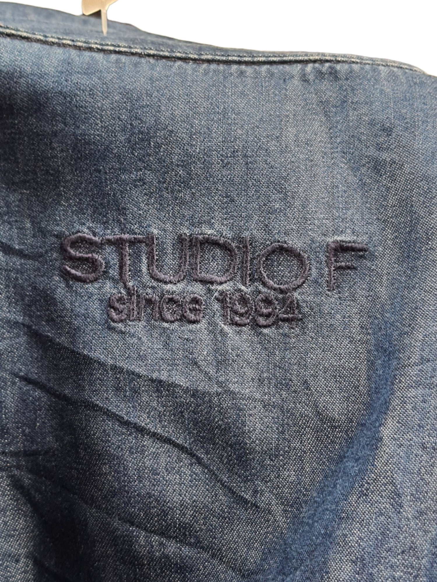 Studio F Since 1994 Denim Blouse